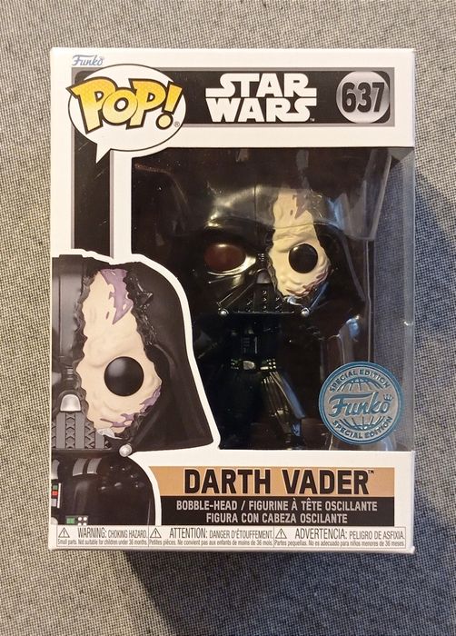 Darth Vader funko pop Star Wars unmask 637
