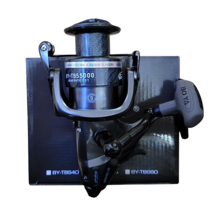 Катушка Boya By TBS 5000 та 6000(5 BB 5.5:1) коропова с бейтранером