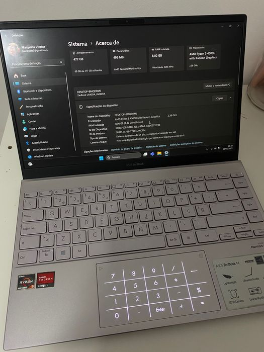 ASUS Zenbook AMD Ryzen 5