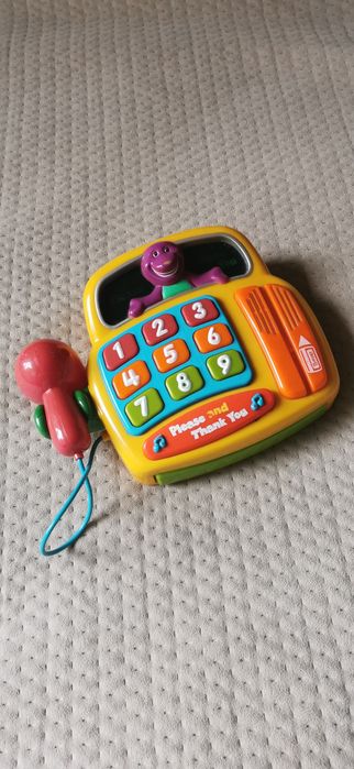 Barney kasa sklepowa fiskalna sklep wesoły dinozaur angielski