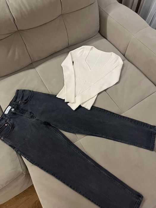 Набір кофтинка (XS/S), джинси Mango(34)