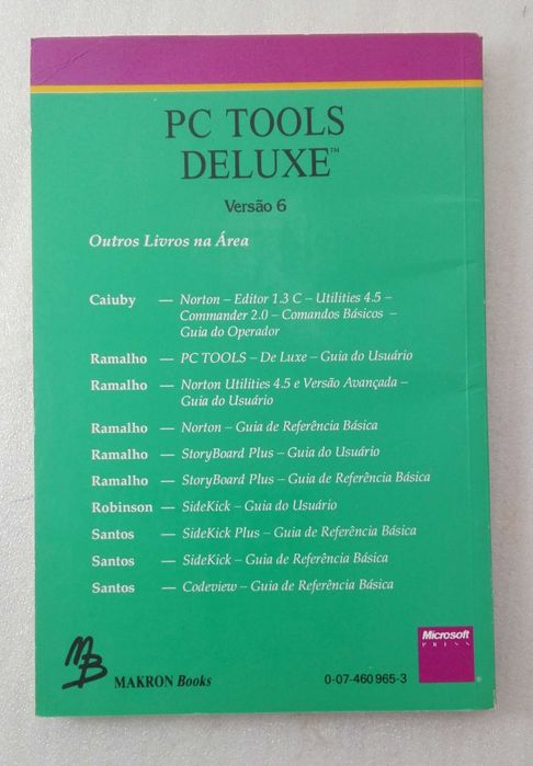 Livro PC Tools Deluxe Versão 6  - Guia de Referência Básica