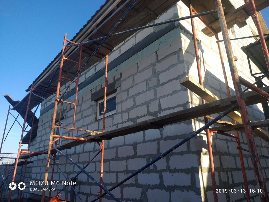 Фасадные работы.Другие строительные работы.