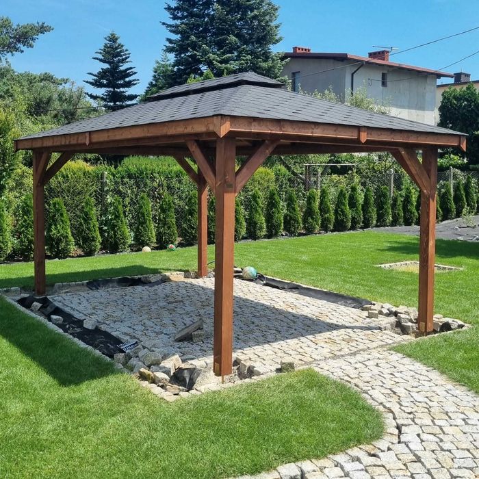 ALTANA OGRODOWA MALTA 3x4, wiata, altanka, pergola, słupy 12x12