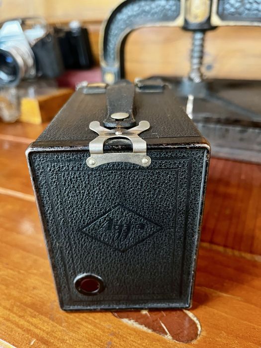Antiga maquina fotografica Agfa Spezial box