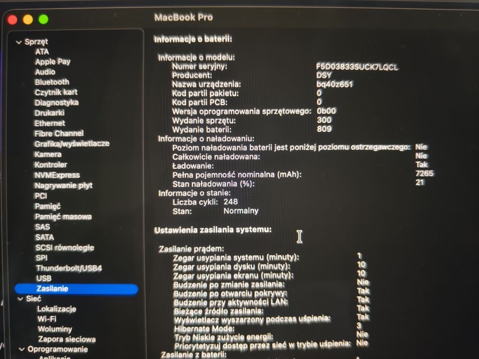 Macbook pro 16 A2141 stan idealny