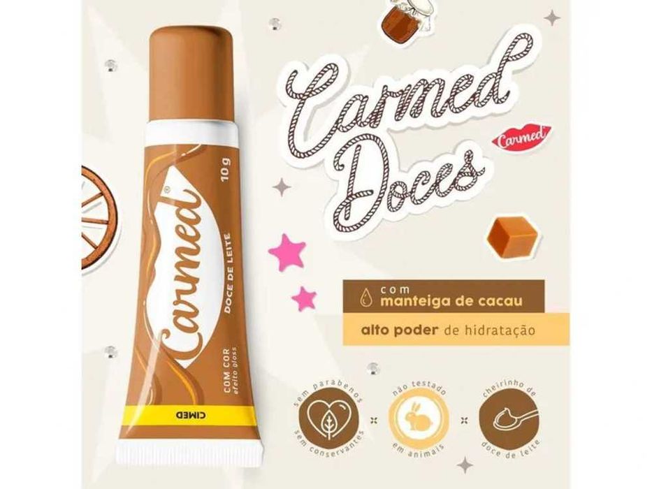 Carmed Hidratante Labial Sabor Doce de Leite