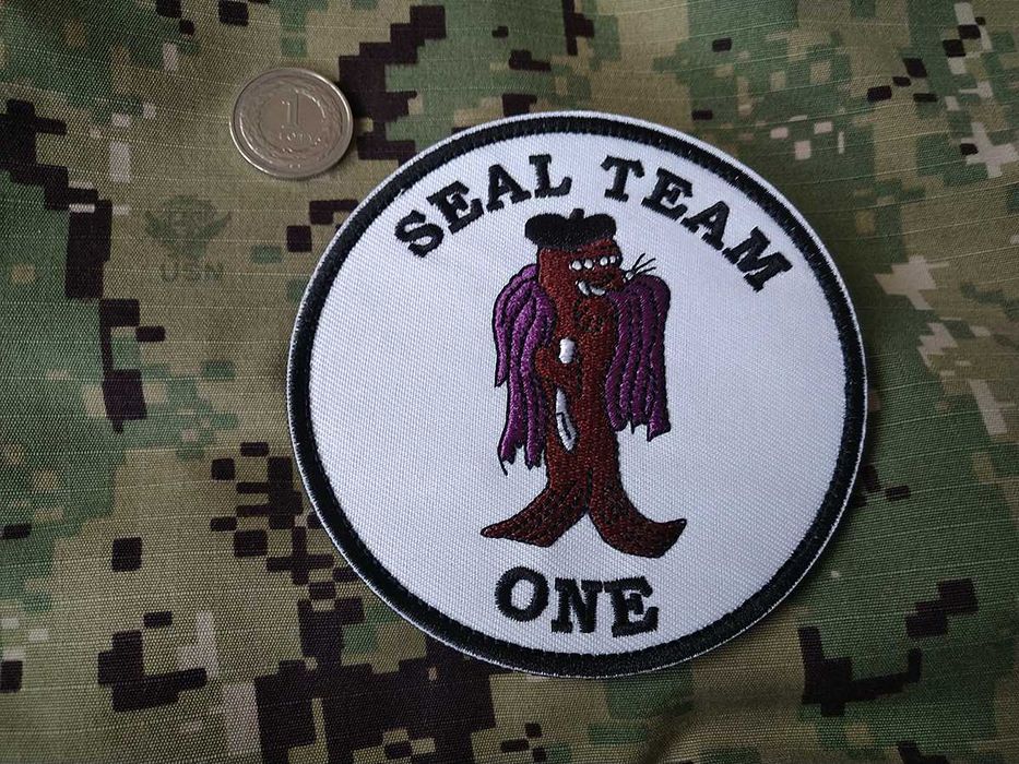 Naszywka US Navy Seals Seal Team I rzep velcro