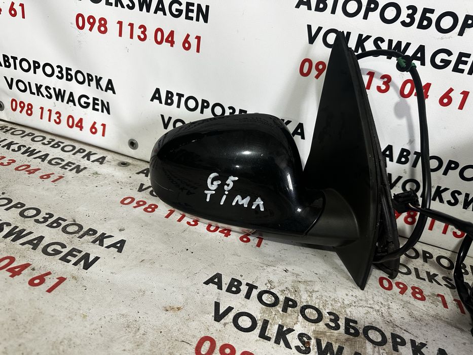 Зеркала Volkswagen Golf 5 чорні | Оригінал | Ліве / Праве