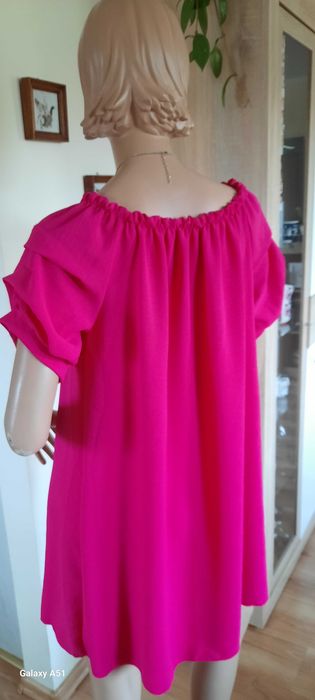 Sukienka fuksja hiszpanka
