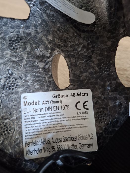 Nowy kask Abus ACY Youn-I 48-54