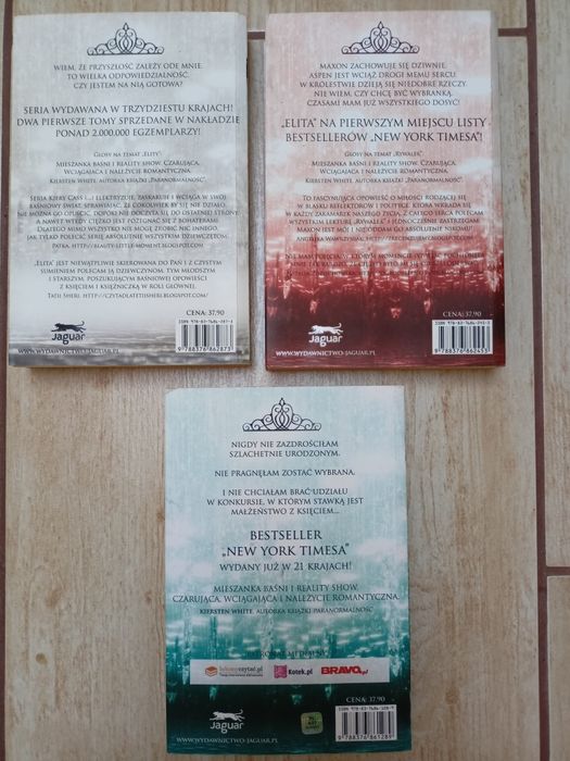 Trylogia Rywalki Kiera Cass komplet 3 tomy