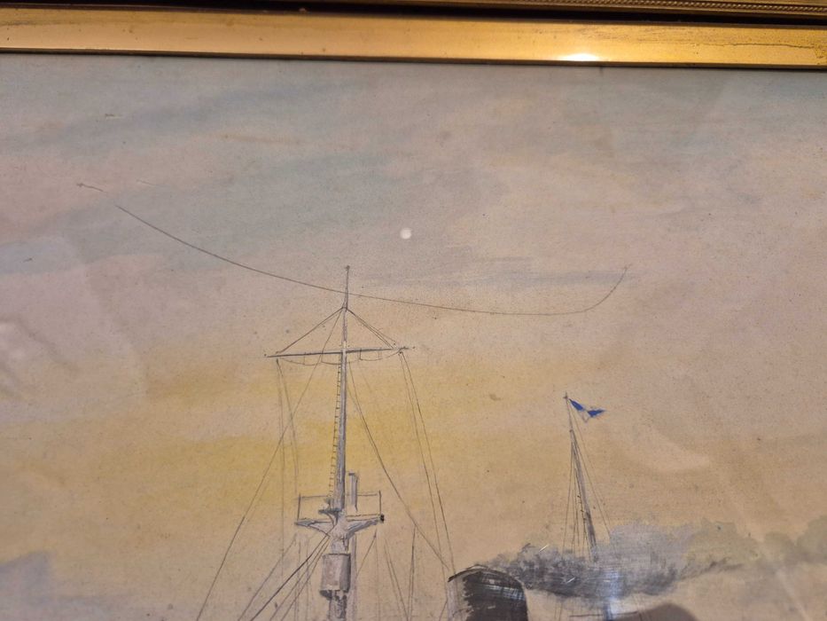 Antyk 1931 | Marynistyka Thomas F. Murphy | Duża Akwarela