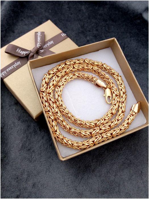 Wzory Pozłacany 18 K Łańcuszek krzyż bransoletka Gwarancja