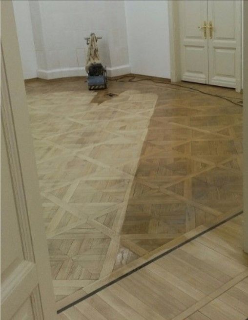 Шлифовка паркета, лакировка, тонировка, ремонт и реставрация паркета