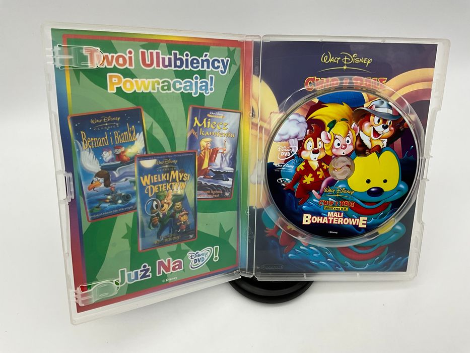 Chip i Dale: Drużyna R.R. – Mali bohaterowie DVD, 1989, Disney