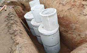 БЕТОННІ круги кільця септики із дренажем ливнівки каналізація