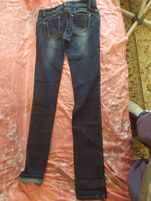 Брюки женские джинсовые