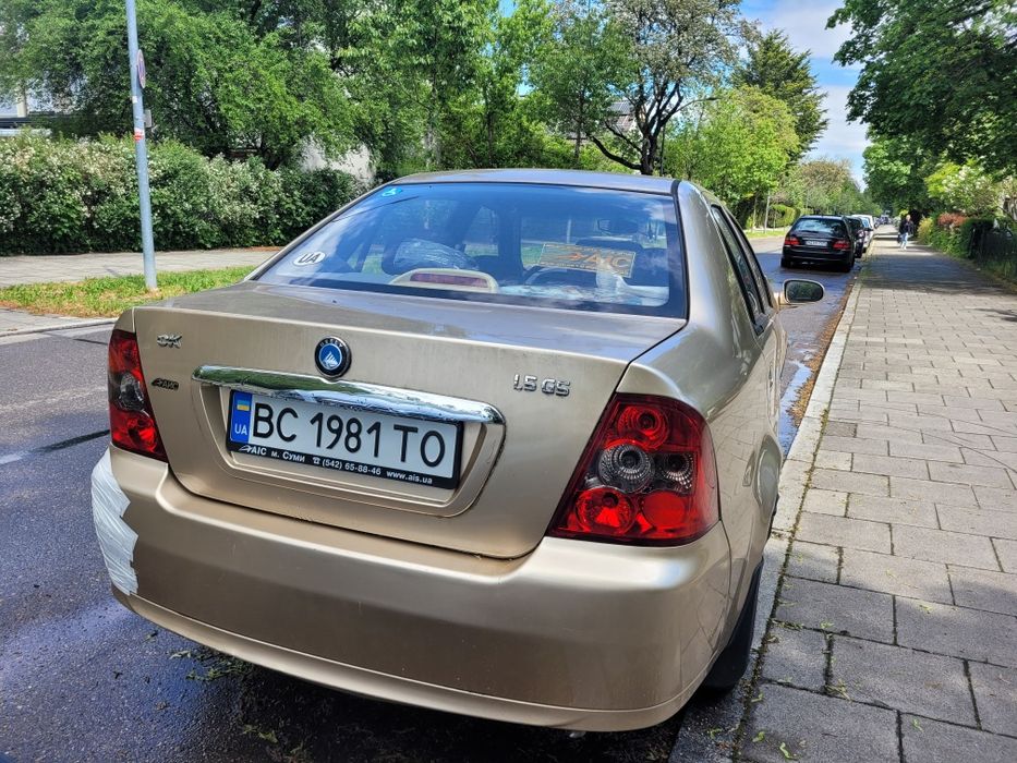 Geely CK-2 2012 • авто з ручним керуванням  35 428 км