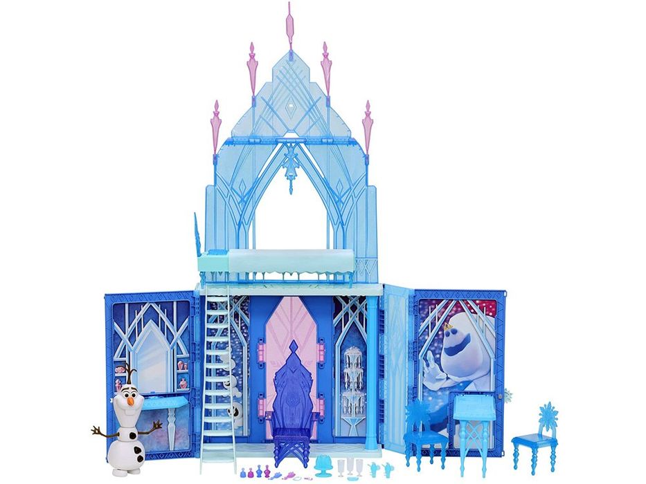 Hasbro duży Pałac Zamek Kraina Lodu Lalka Elsa bałwan Olaf Frozen