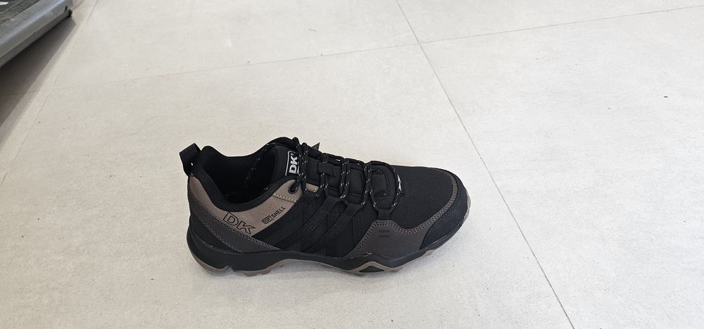 Czarne Buty Męskie Trekkingowe DK Soft Shell 36-49