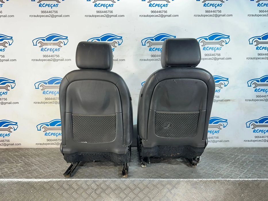 Conjunto Bancos Pele Eletricos Frente Frontais Jaguar XF X250 2007 -
