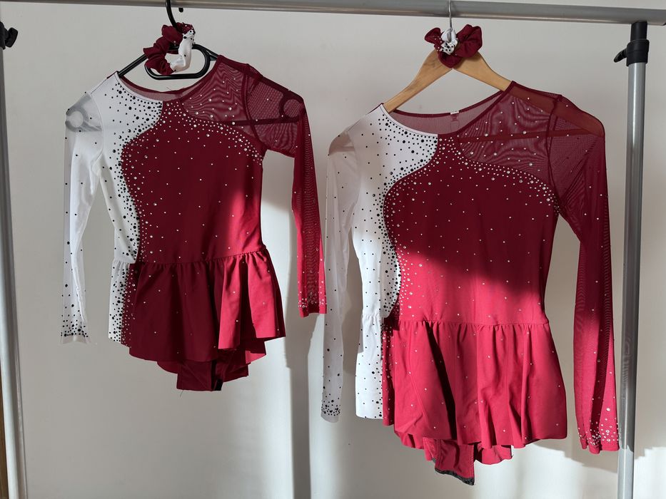 Zestaw stroje startowe dla gimnastyki, akrobatyki