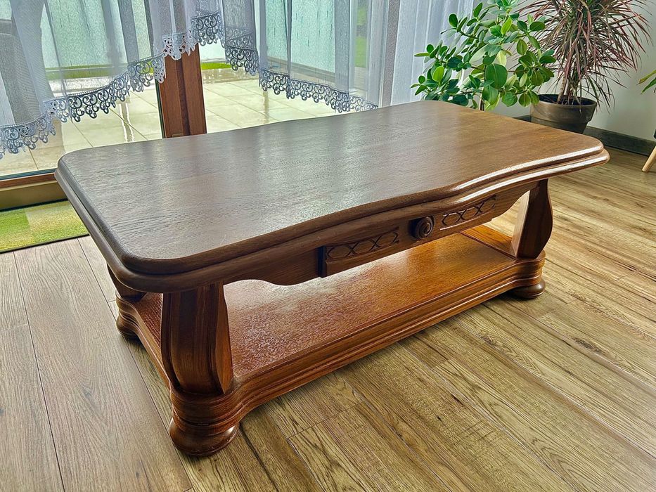 Ława dębowa 120x65 H42
