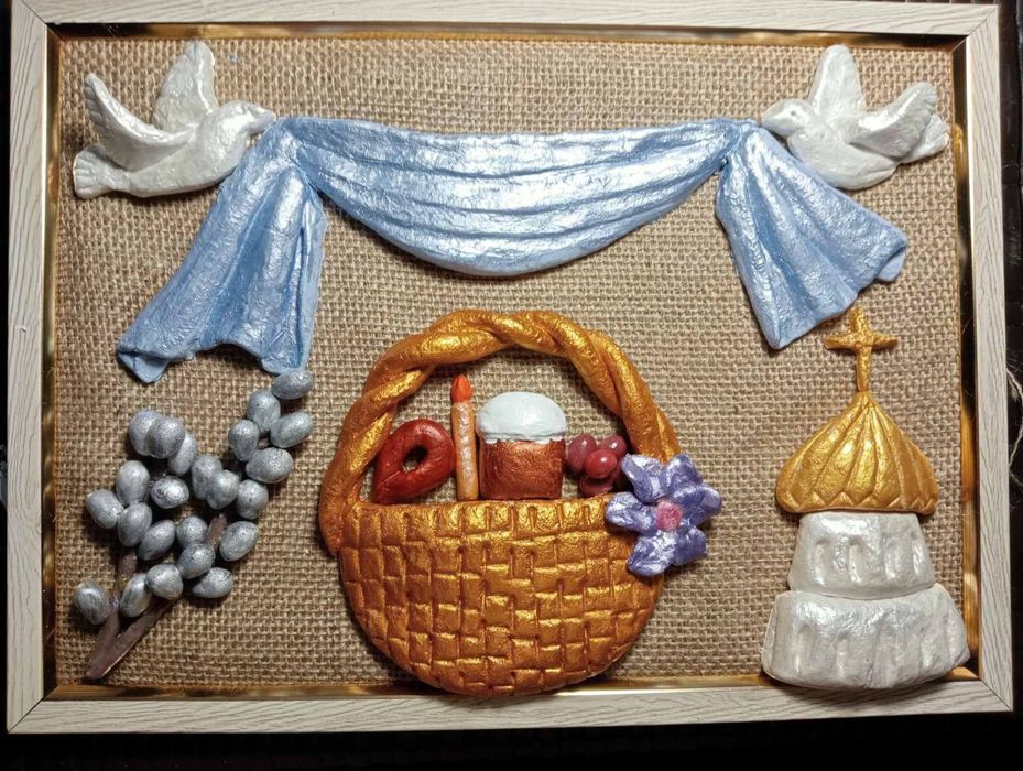 Ручная работа из эко-материала - соленого теста. Ручная работа.