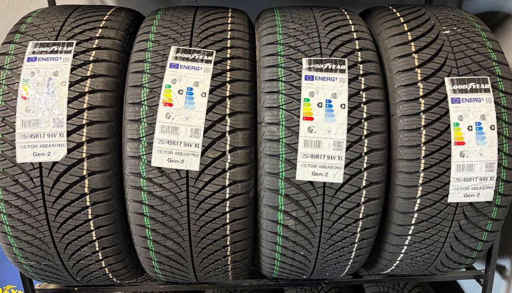 225/45R17 Goodyear Vector 4 Seasons z homologacją Audi cztery nowe opony całoroczne 2026r 2254517 AO
