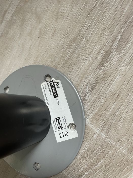 2 Pés para mesa metalicos regulaveis 60-90cm de altura Ikea