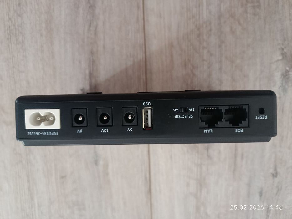 ДБЖ для роутера DC UPS безперебійник