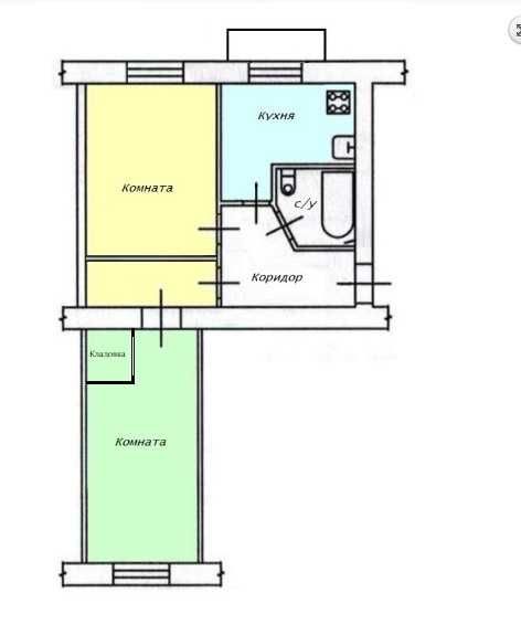 *2х кімн. квартира на вул. Добровольчих батальйонів, Заводський р-н