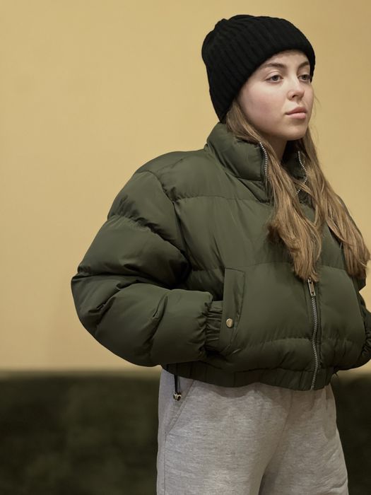 Куртка зеленого кольору (осінь/весна)