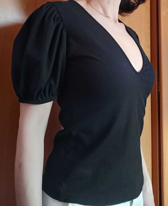Bluza damska krótki rękaw S