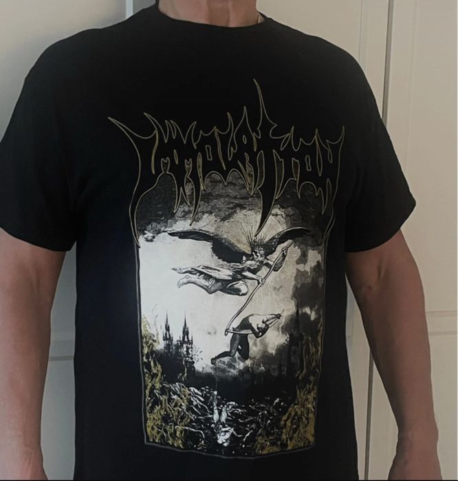 Immolation koszulka oryginalna z koncertu europe tour 2024 heavy metal