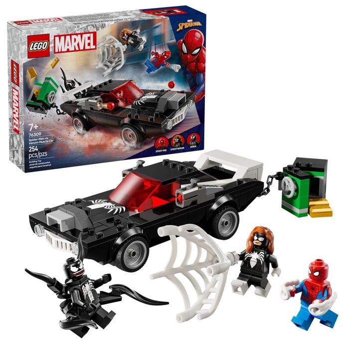 LEGO 76309 Marvel Super Heroes Spider-Man kontra muscle car Venoma BEZ