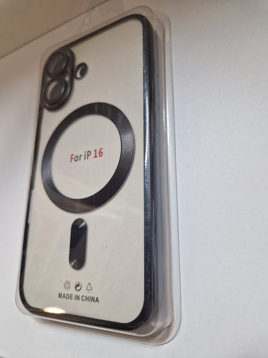 Metallic Magsafe Case do Iphone 16 Czarny