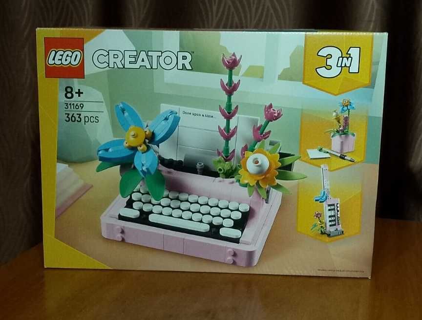 Lego creator, Лего друкарська машинка і квіти, конструктор 363 деталі