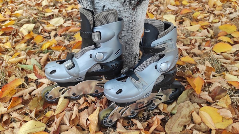 Роликовые коньки ABEC-5 размер 36-41 в отличном состоянии