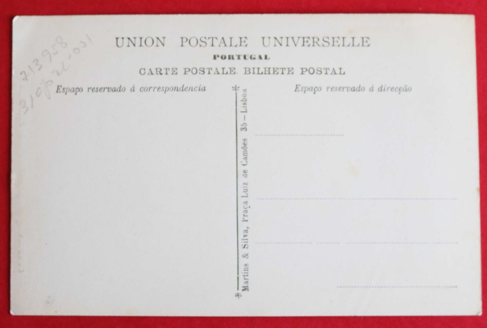 Sintra, o dossel do Paço Real, postal ilustrado