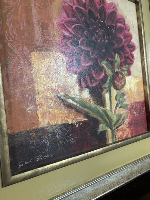 Quadro com assinatura