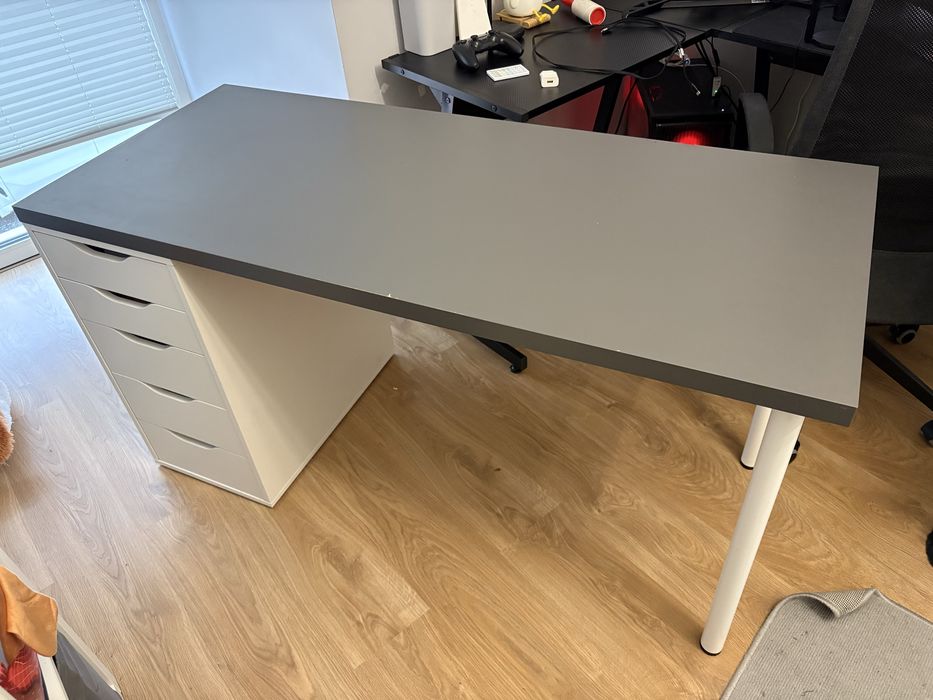Biurko Ikea z szafka