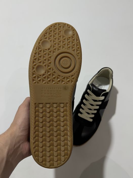 кроссовки Maison Margiela Replica Gats Black Sneakers 42 43