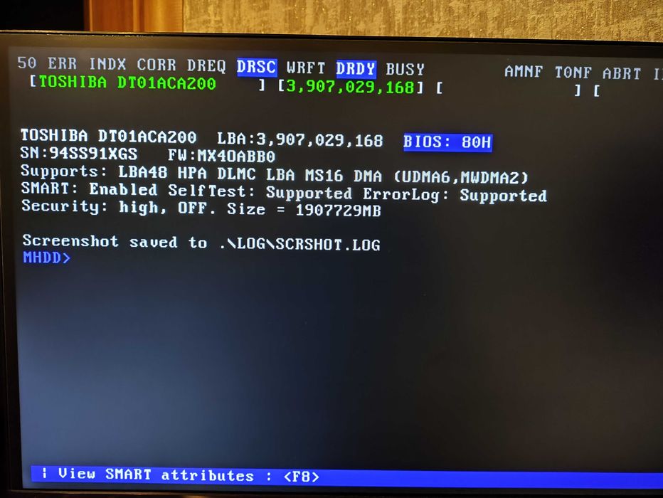 HDD TOSHIBA DT01ACA200, 2ТB, 7200rpm, SATA III, 3.5"