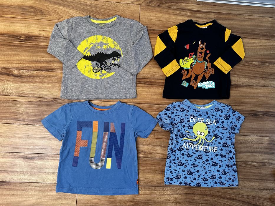 Koszulki podkoszulki t-shirty 98 krótki rękaw długi rękaw