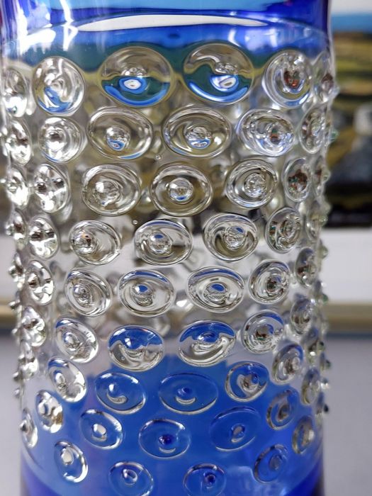 Empoli Glass szklany wazon. Włochy.