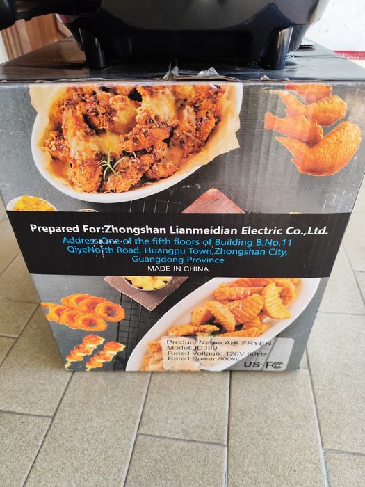 Air fryer modelo jd389