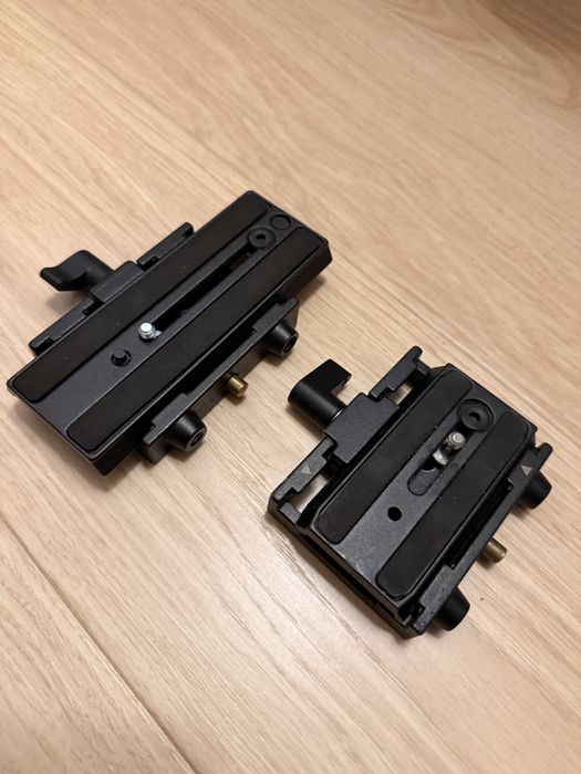Plytki i baseplate mocowania manfrotto - duza i mniejsza