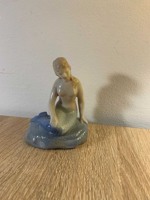 stara figurka porcelanowa Syrenka  Royal Copenhagen. Stan bd, Vintage